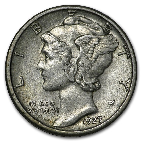 1927-D Mercury Dime XF 1927-D Mercury Dime XF