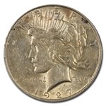 1927-D Peace Dollar AU-50 PCGS