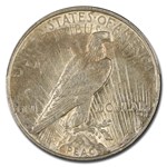 1927-D Peace Dollar AU-50 PCGS