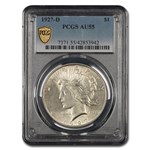 1927-D Peace Dollar AU-55 PCGS