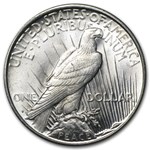 1927-D Peace Dollar AU-58