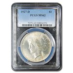 1927-D Peace Dollar MS-62 PCGS