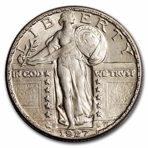 1927-D Standing Liberty Quarter AU 1927-D Standing Liberty Quarter AU