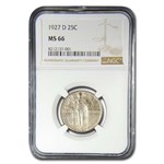 1927-D Standing Liberty Quarter MS-66 NGC