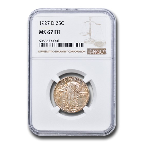 1927-D Standing Liberty Quarter MS-67 NGC (FH) 1927-D Standing Liberty Quarter MS-67 NGC (FH)