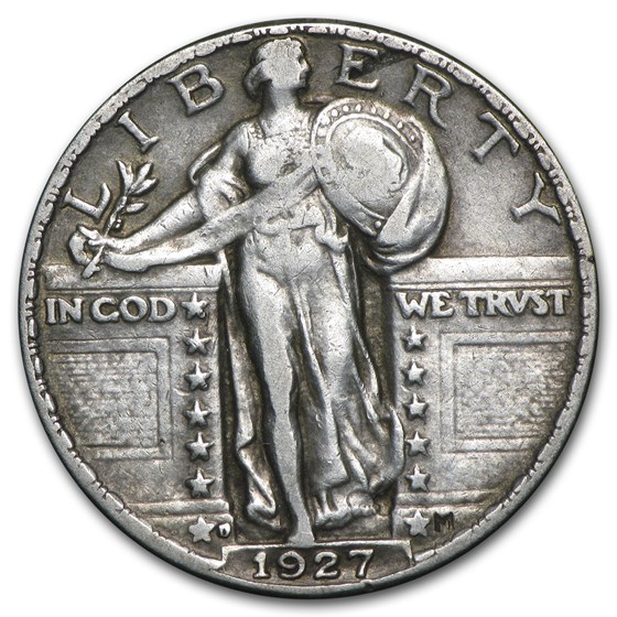 1927-D Standing Liberty Quarter VF 1927-D Standing Liberty Quarter VF