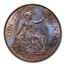 1927 Great Britain Penny George V MS-64 PCGS (Brown)