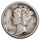 1927 Mercury Dime Fine