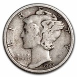 1927 Mercury Dime Fine