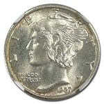 1927 Mercury Dime MS-67+ NGC