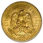 1927 Mexico Gold 50 Pesos AU
