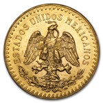 1927 Mexico Gold 50 Pesos BU