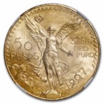 1927 Mexico Gold 50 Pesos MS-62 NGC