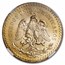 1927 Mexico Gold 50 Pesos MS-62 NGC