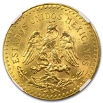 1927 Mexico Gold 50 Pesos MS-64 NGC