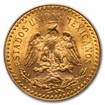 1927 Mexico Gold 50 Pesos MS-64 PCGS