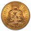 1927 Mexico Gold 50 Pesos MS-64 PCGS