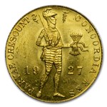 1927 Netherlands Gold Ducat BU