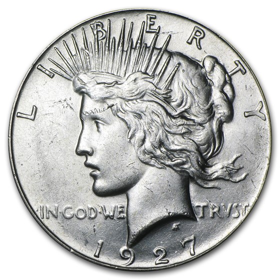 1927 Peace Dollar AU