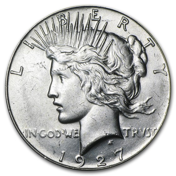 1927 Peace Dollar AU 1927 Peace Dollar AU