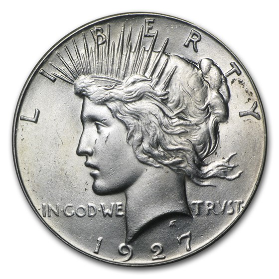 1927 Peace Dollar BU