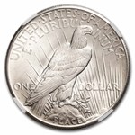 1927 Peace Dollar MS-62 NGC