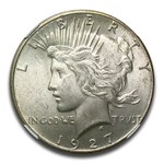 1927 Peace Dollar MS-64+ NGC