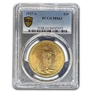 1927-S $20 Saint-Gaudens Gold Double Eagle MS-63 PCGS