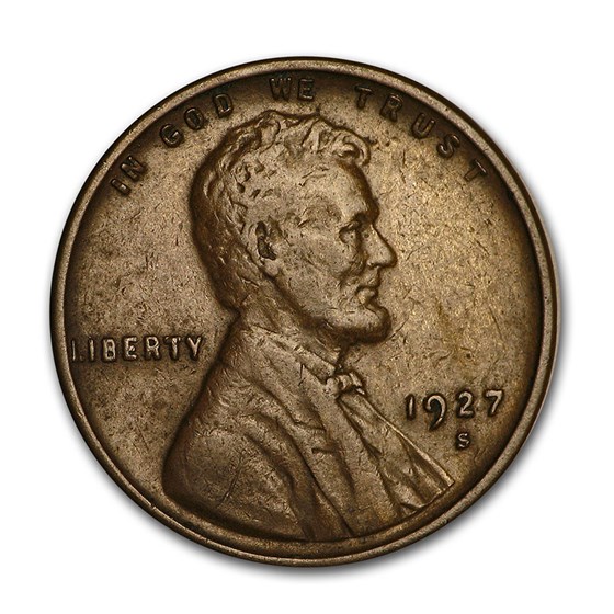 1927-S Lincoln Cent XF 1927-S Lincoln Cent XF