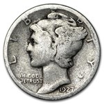 1927-S Mercury Dime Good/VG