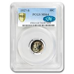 1927-S Mercury Dime MS-64 PCGS CAC