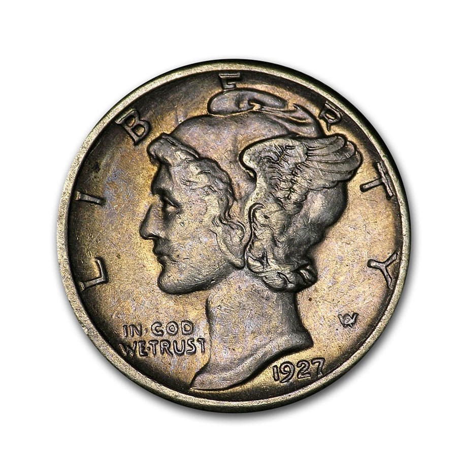 1927-S Mercury Dime XF