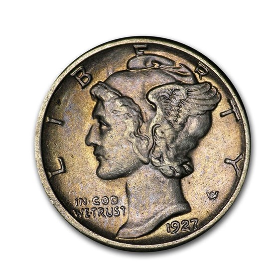 1927-S Mercury Dime XF 1927-S Mercury Dime XF