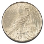 1927-S Peace Dollar AU-58 PCGS