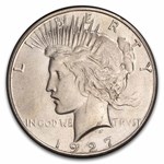 1927-S Peace Dollar AU-58