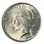 1927-S Peace Dollar MS-62 PCGS CAC