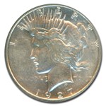 1927-S Peace Dollar MS-62 PCGS