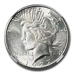 1927-S Peace Dollar MS-63 NGC