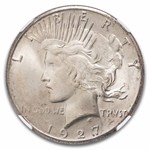 1927-S Peace Dollar MS-64 NGC