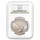1927-S Peace Dollar MS-64 NGC