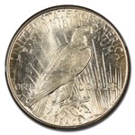 1927-S Peace Dollar MS-64 PCGS