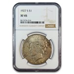 1927-S Peace Dollar XF-45 NGC