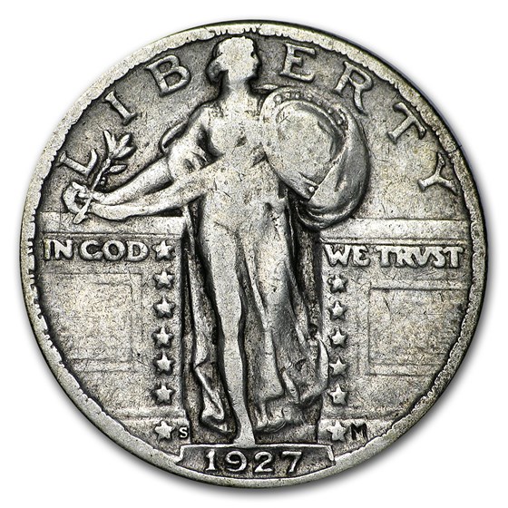1927-S Standing Liberty Quarter VF 1927-S Standing Liberty Quarter VF