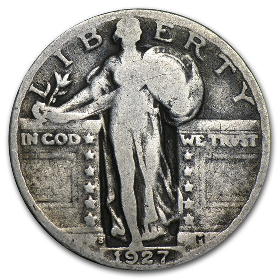 1927-S Standing Liberty Quarter VG 1927-S Standing Liberty Quarter VG