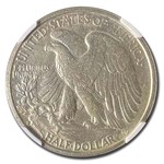 1927-S Walking Liberty Half Dollar AU-55 NGC