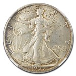 1927-S Walking Liberty Half Dollar AU-58 NGC CAC