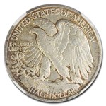 1927-S Walking Liberty Half Dollar AU-58 NGC CAC