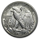 1927-S Walking Liberty Half Dollar AU