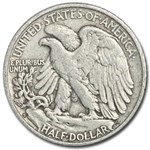 1927-S Walking Liberty Half Dollar XF
