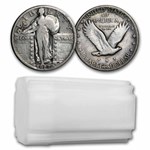 1927 Standing Liberty Quarter 40-Coin Roll Avg Circ